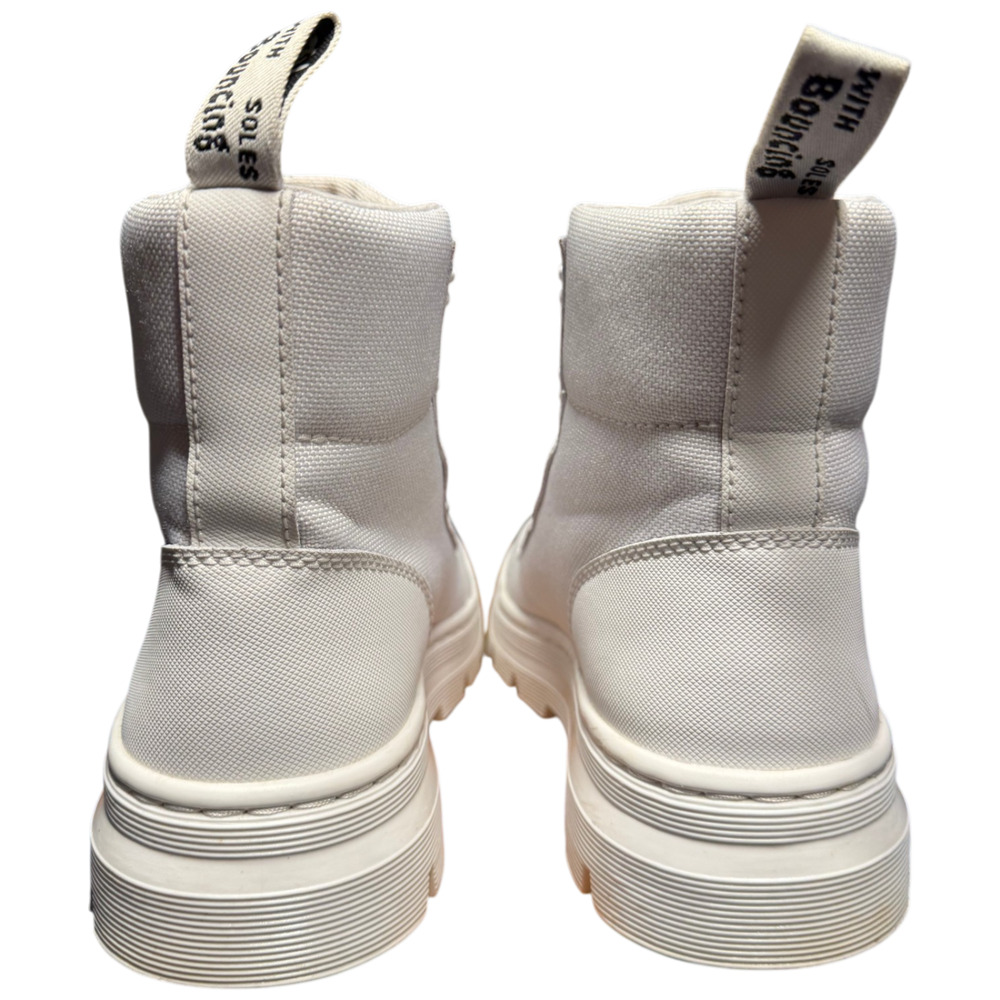 Doc's Dr Martens Combs Women's 7 White Combat Boots Platform - Picture 6 of 11